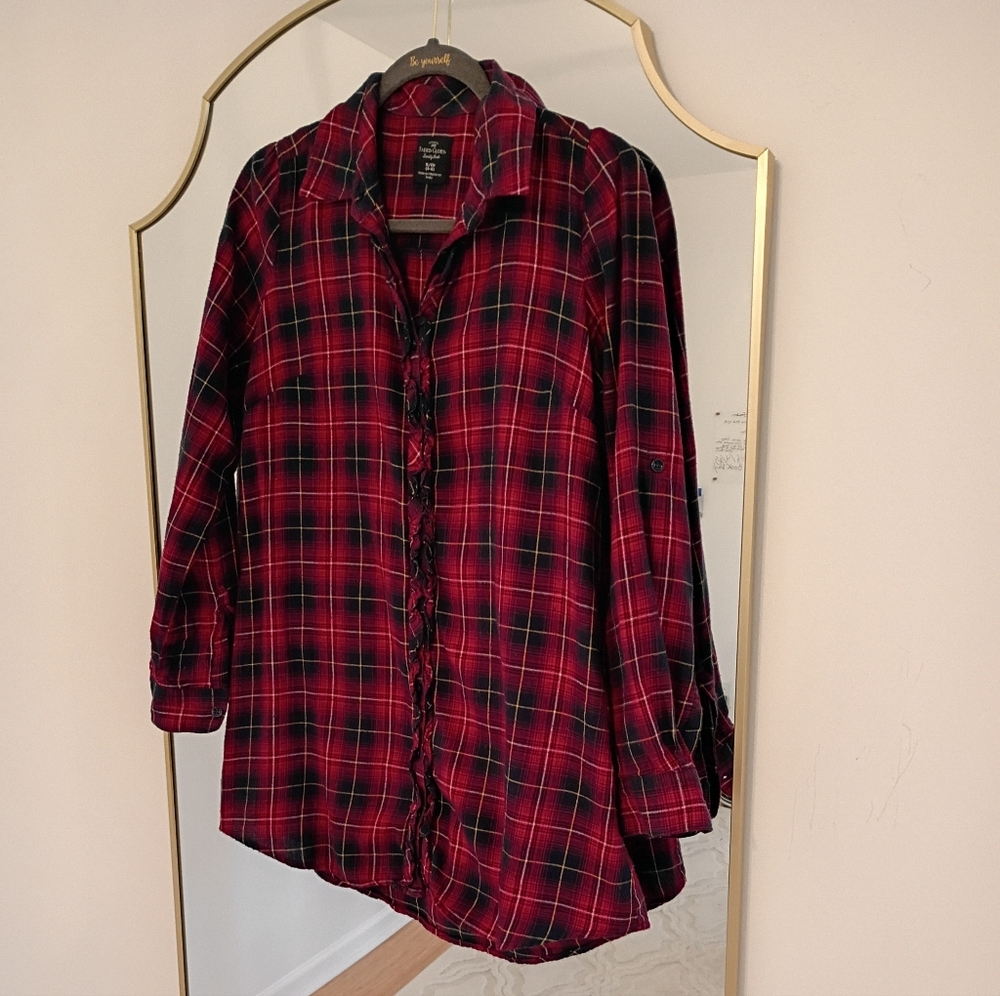 Feminine Plaid Shirt